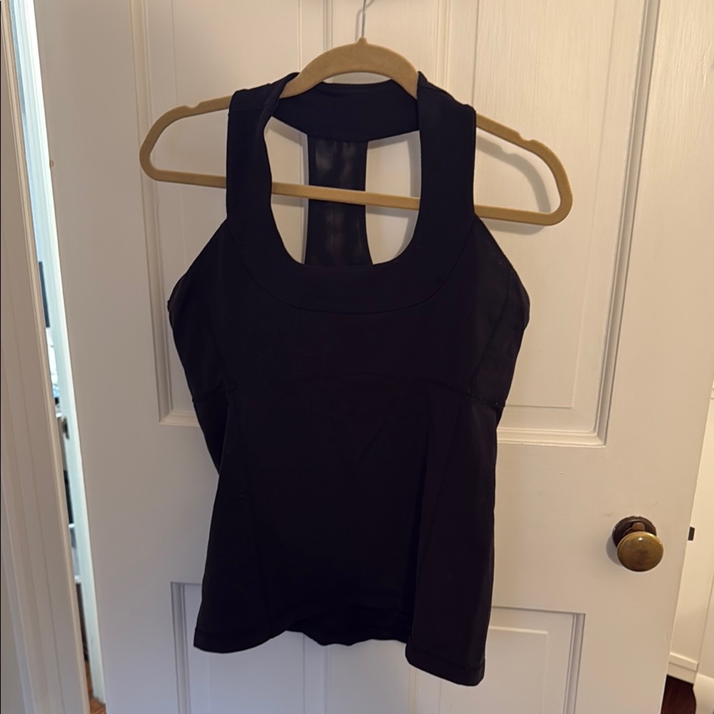 Lululemon Stylish Black Halter Top